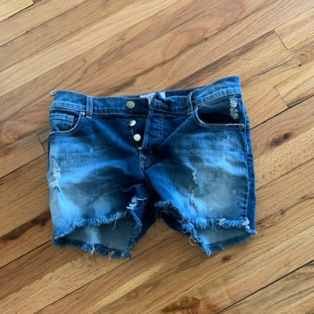 vice denim cut off jean shorts size 27